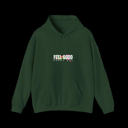 Feel Good Every Day Hoodie — Graffiti Teddy Streetwear | Premium Unisex Hoodie