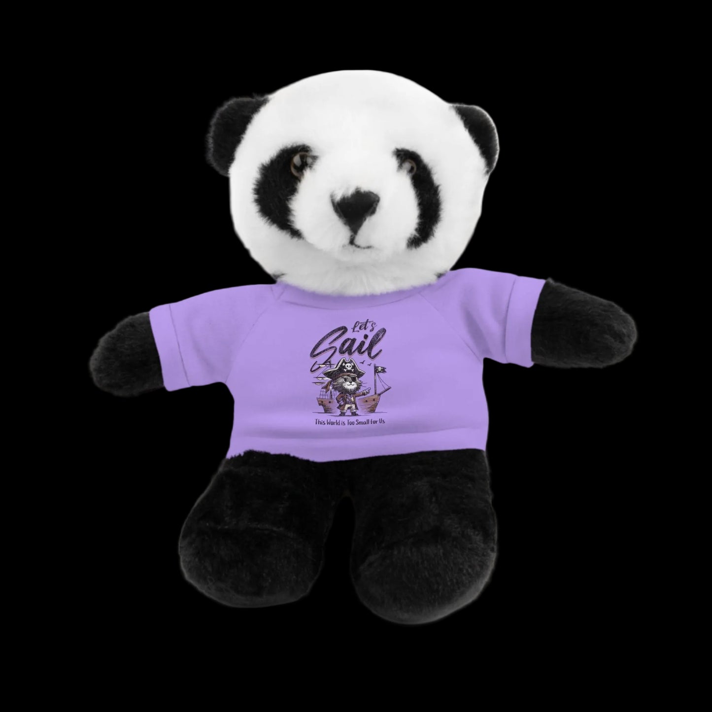 Let's Sail Plushie — 8" Animal with Custom T-Shirt (Choose Your Animal)