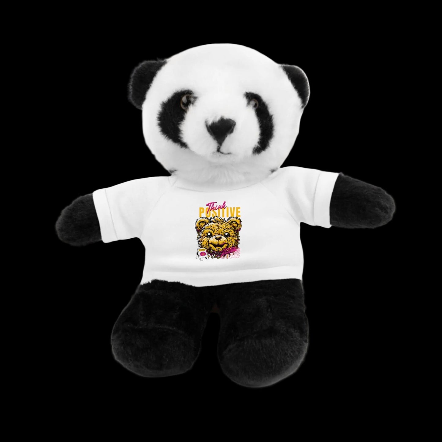 Think Positive Plushie — 8" Animal with Custom T-Shirt (Choose Your Animal)