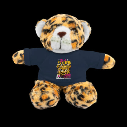 Think Positive Plushie — 8" Animal with Custom T-Shirt (Choose Your Animal)