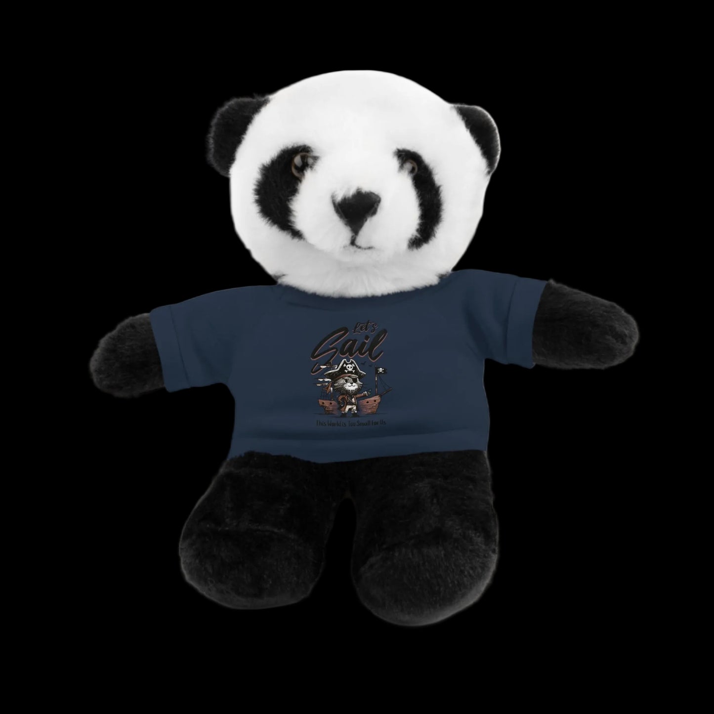 Let's Sail Plushie — 8" Animal with Custom T-Shirt (Choose Your Animal)