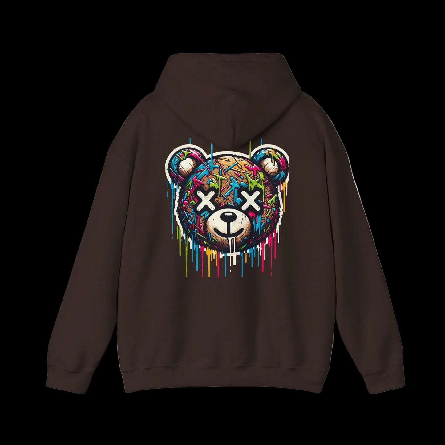 Feel Good Every Day Hoodie — Graffiti Teddy Streetwear | Premium Unisex Hoodie