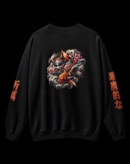 Japanese Oni Koi Crewneck