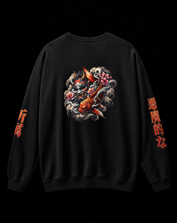 Japanese Oni Koi Crewneck