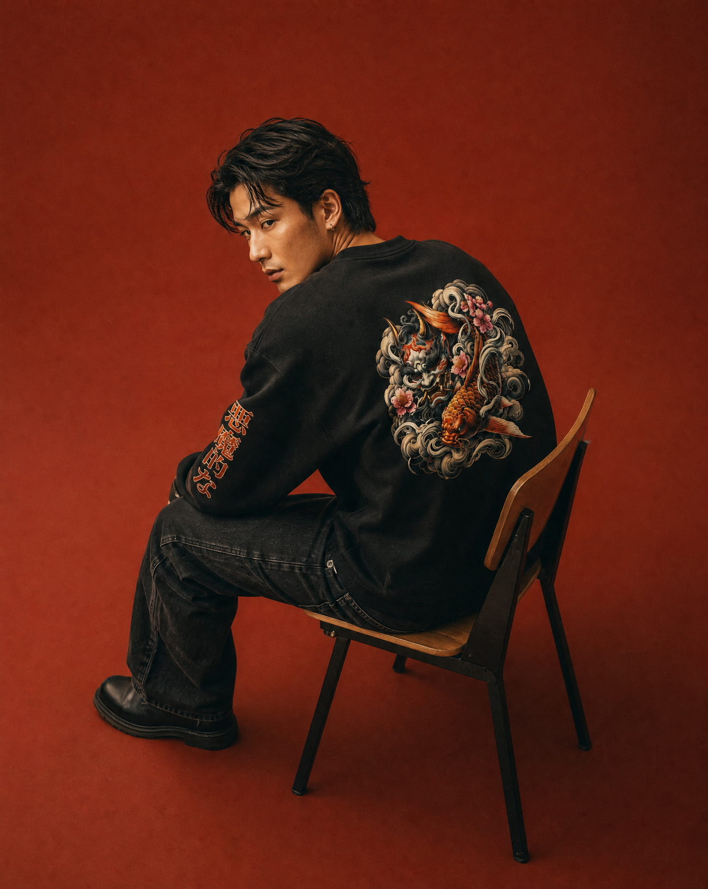 Japanese Oni Koi Crewneck