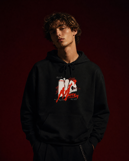 No Mercy Hoodie — Dark Streetwear Front & Back Graphic | Premium Unisex Hoodie
