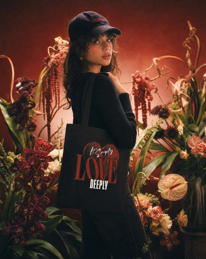 Live Simply Love Deeply Tote Bag