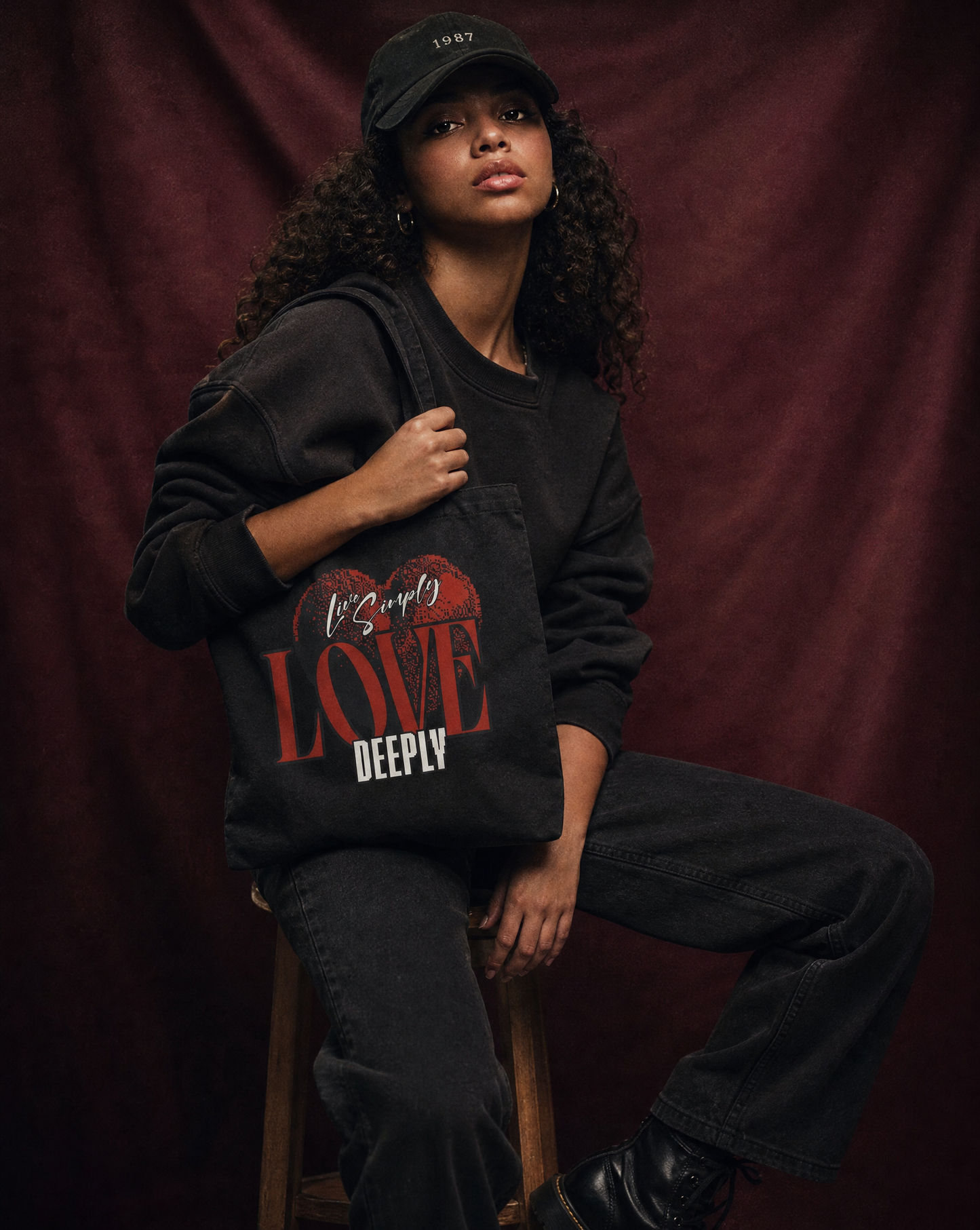 Live Simply Love Deeply Tote Bag