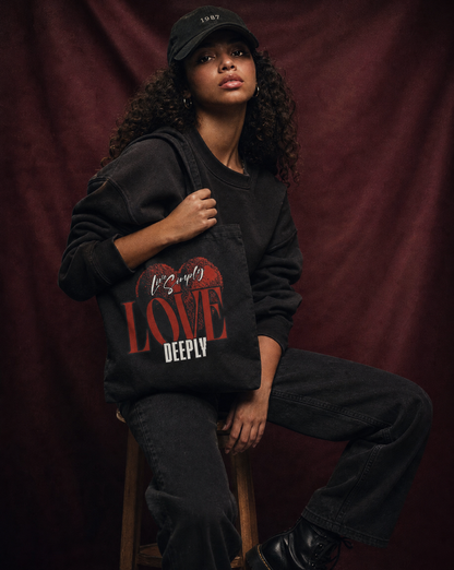 Live Simply Love Deeply Tote Bag