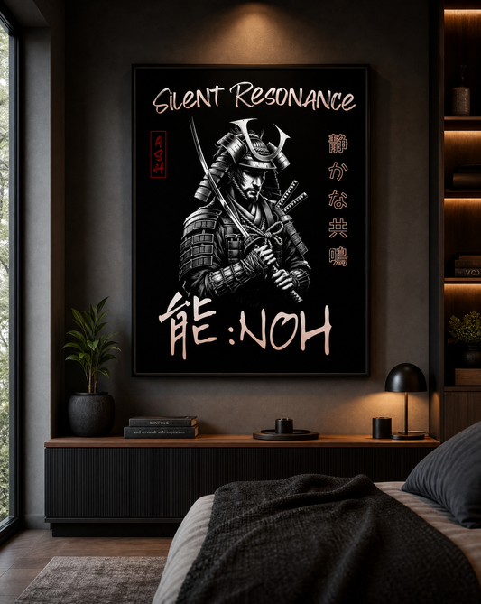 Silent Resonance Samurai Poster